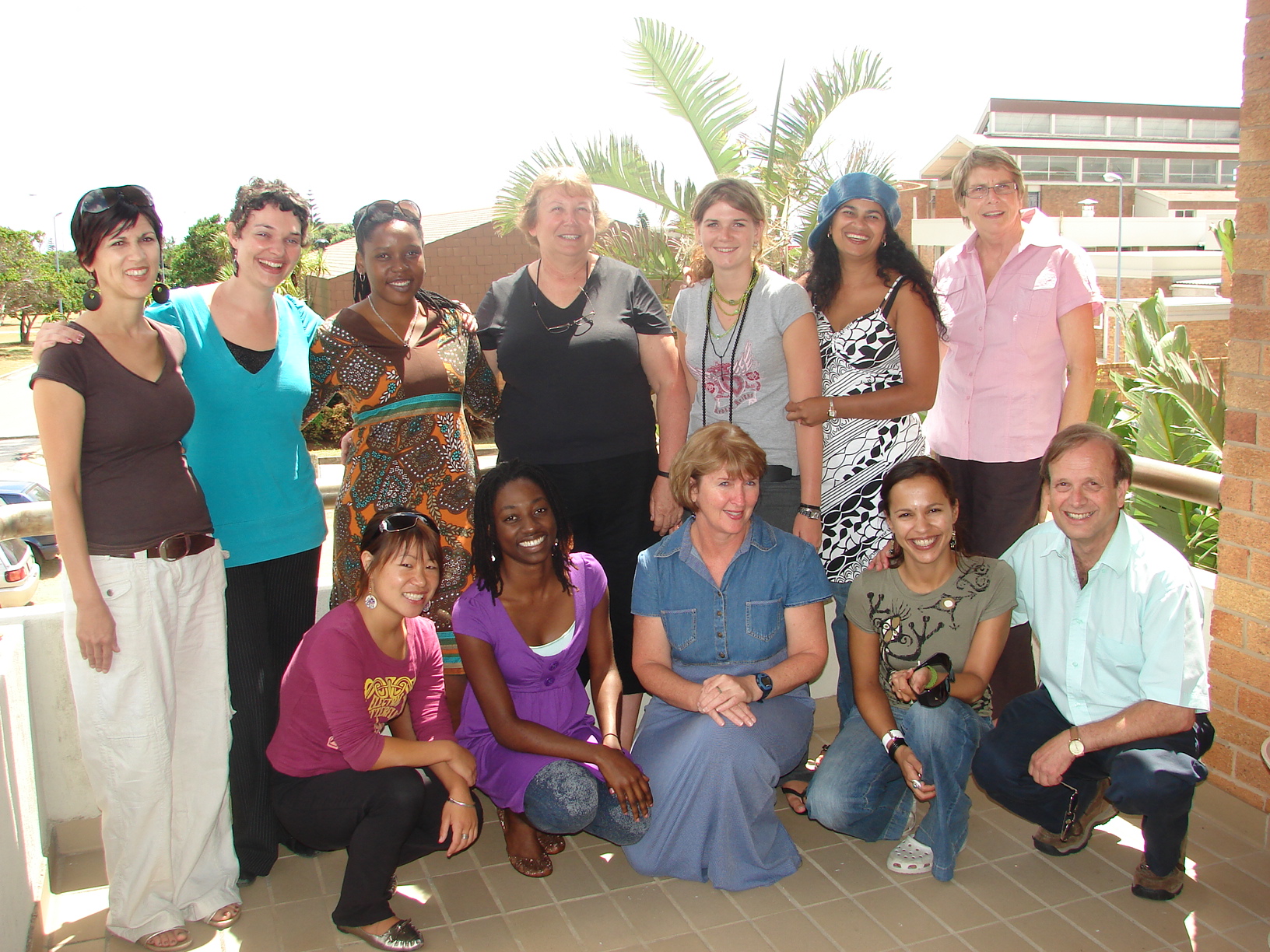 TESOL participants with facilitators, Jacqui Luck and Eileen Scheckle, and CERTI head, Paul Webb