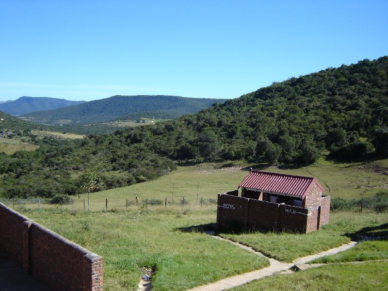 Rural scene at one of the Keiskammahoek schools
