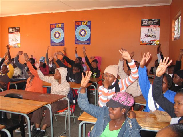 Learners at a NW cluster schools programme