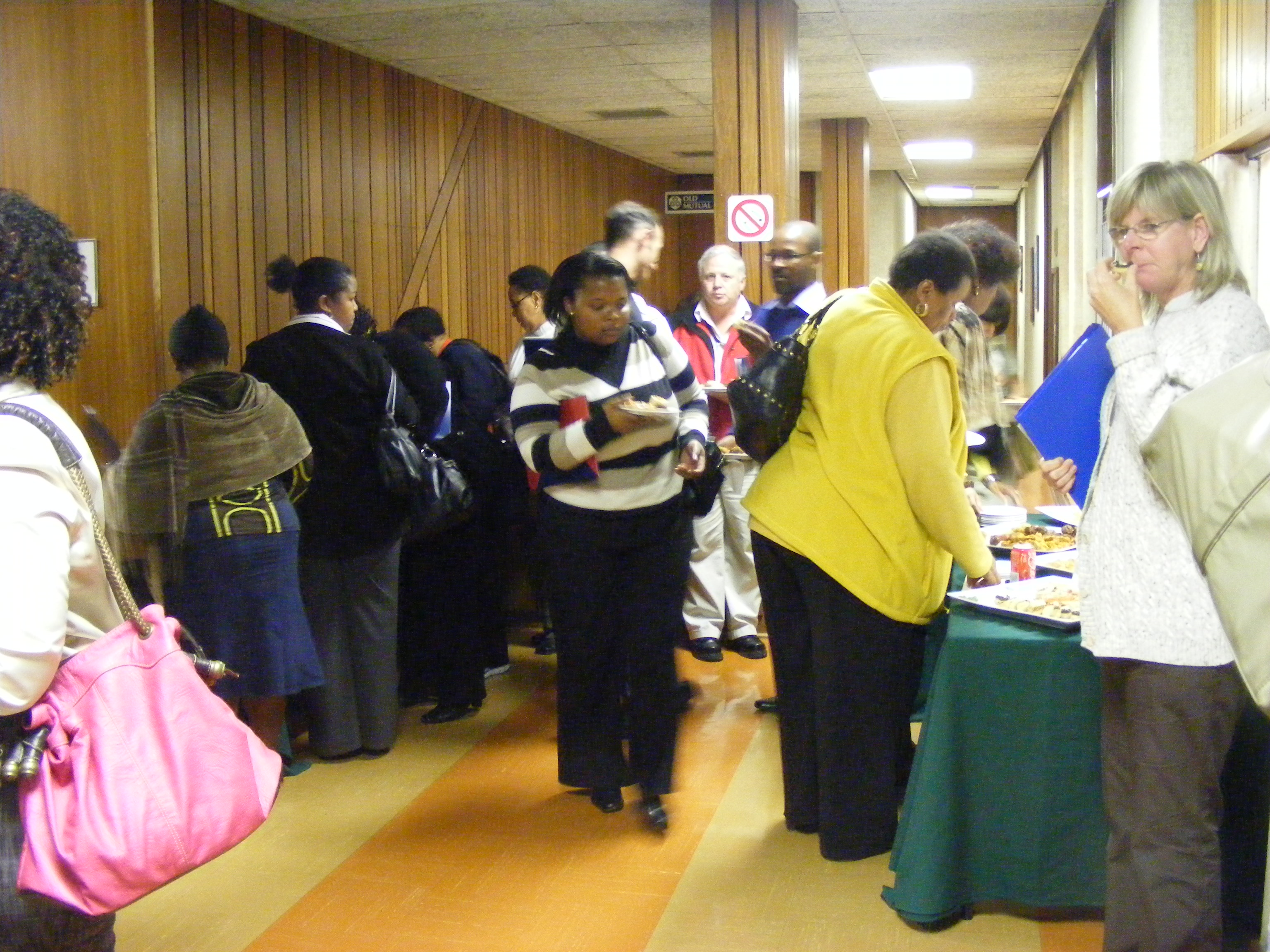 Refreshments and eats were enjoyed by all after the presentations